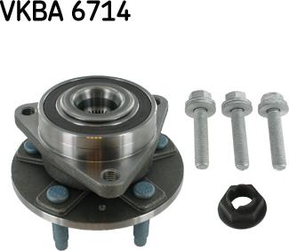 SKF VKBA 6714 - Комплект колесен лагер vvparts.bg