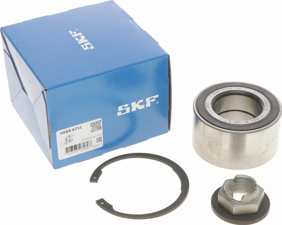 SKF VKBA 6731 - Комплект колесен лагер vvparts.bg