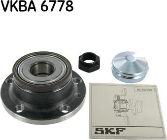 SKF VKBA 6778 - Комплект колесен лагер vvparts.bg