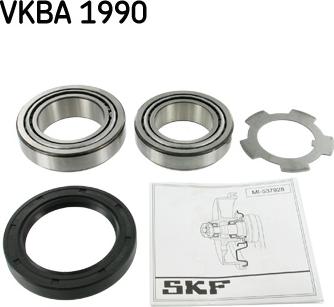 SKF VKBA 1990 - Комплект колесен лагер vvparts.bg