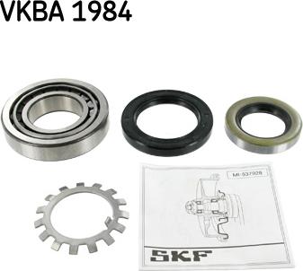 SKF VKBA 1984 - Комплект колесен лагер vvparts.bg