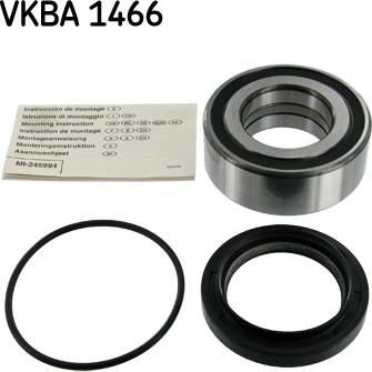 SKF VKBA 1466 - Комплект колесен лагер vvparts.bg