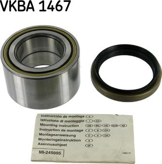 SKF VKBA 1467 - Комплект колесен лагер vvparts.bg