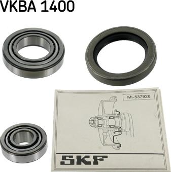 SKF VKBA 1400 - Комплект колесен лагер vvparts.bg