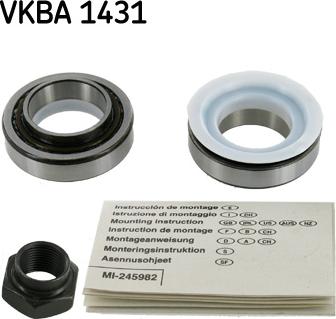 SKF VKBA 1431 - Комплект колесен лагер vvparts.bg