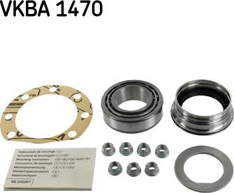 SKF VKBA 1470 - Комплект колесен лагер vvparts.bg