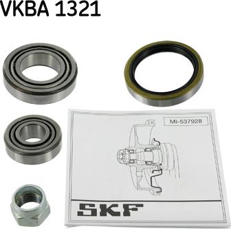 SKF VKBA 1321 - Комплект колесен лагер vvparts.bg