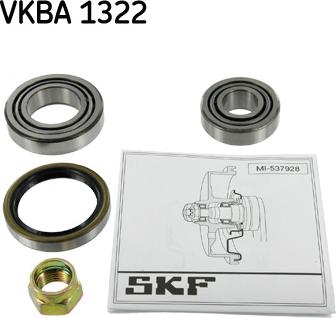 SKF VKBA 1322 - Комплект колесен лагер vvparts.bg