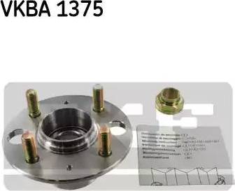 SKF VKBA 1375 - Главина на колелото vvparts.bg