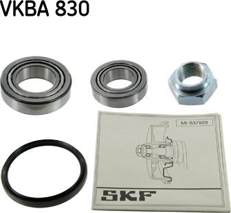 SKF VKBA 830 - Комплект колесен лагер vvparts.bg