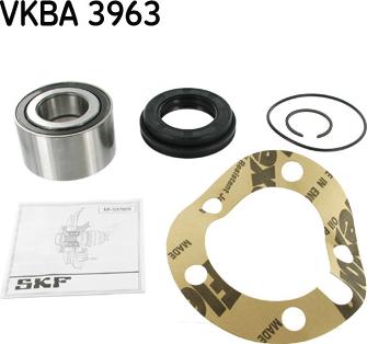 SKF VKBA 3963 - Комплект колесен лагер vvparts.bg