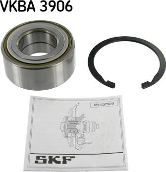 SKF VKBA 3906 - Комплект колесен лагер vvparts.bg