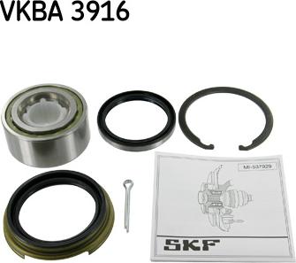 SKF VKBA 3916 - Комплект колесен лагер vvparts.bg