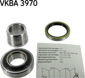 SKF VKBA 3970 - Комплект колесен лагер vvparts.bg