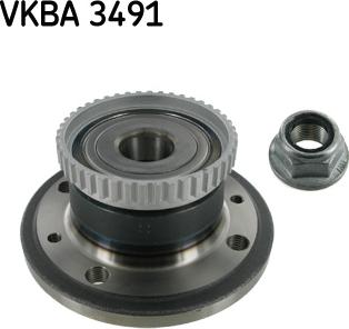 SKF VKBA 3491 - Комплект колесен лагер vvparts.bg