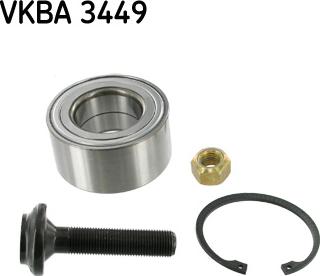 SKF VKBA 3449 - Комплект колесен лагер vvparts.bg