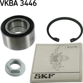 SKF VKBA 3446 - Комплект колесен лагер vvparts.bg