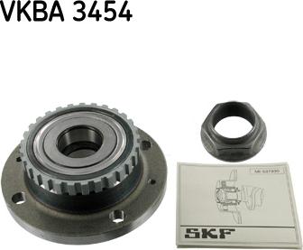 SKF VKBA 3454 - Главина на колелото vvparts.bg