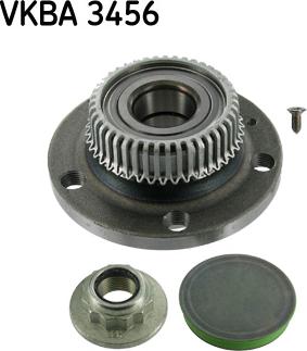 SKF VKBA 3456 - Комплект колесен лагер vvparts.bg