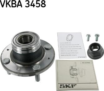 SKF VKBA 3458 - Комплект колесен лагер vvparts.bg