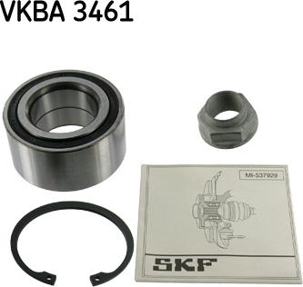 SKF VKBA 3461 - Комплект колесен лагер vvparts.bg