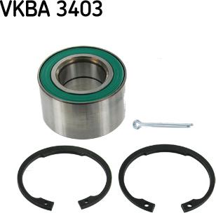 SKF VKBA 3403 - Комплект колесен лагер vvparts.bg