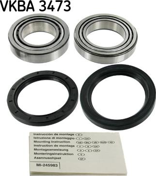 SKF VKBA 3473 - Комплект колесен лагер vvparts.bg