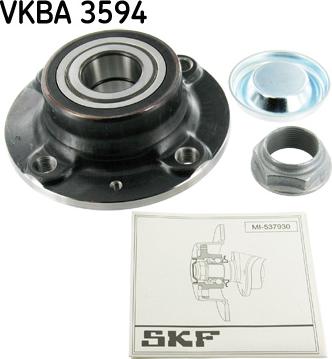SKF VKBA 3594 - Комплект колесен лагер vvparts.bg