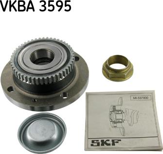 SKF VKBA 3595 - Комплект колесен лагер vvparts.bg