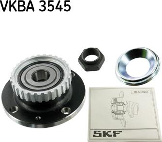 SKF VKBA 3545 - Главина на колелото vvparts.bg