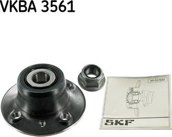 SKF VKBA 3561 - Комплект колесен лагер vvparts.bg