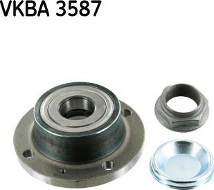 SKF VKBA 3587 - Комплект колесен лагер vvparts.bg