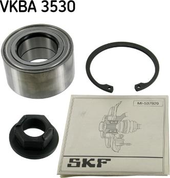 SKF VKBA 3530 - Комплект колесен лагер vvparts.bg
