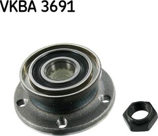 SKF VKBA 3691 - Комплект колесен лагер vvparts.bg