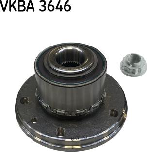 SKF VKBA 3646 - Комплект колесен лагер vvparts.bg