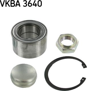 SKF VKBA 3640 - Комплект колесен лагер vvparts.bg