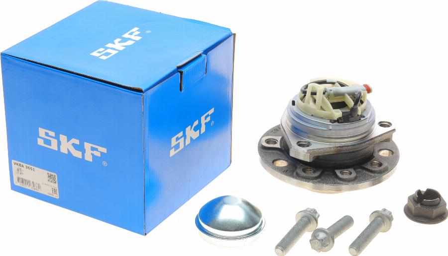 SKF VKBA 3651 - Комплект колесен лагер vvparts.bg