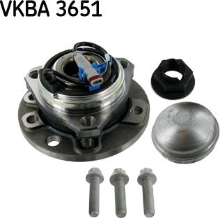 SKF VKBA 3651 - Комплект колесен лагер vvparts.bg
