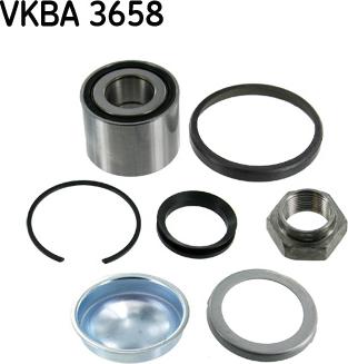 SKF VKBA 3658 - Комплект колесен лагер vvparts.bg