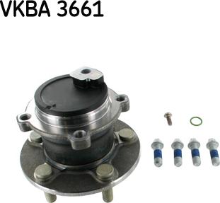 SKF VKBA 3661 - Комплект колесен лагер vvparts.bg