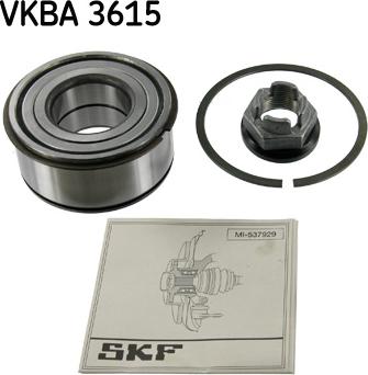 SKF VKBA 3615 - Комплект колесен лагер vvparts.bg