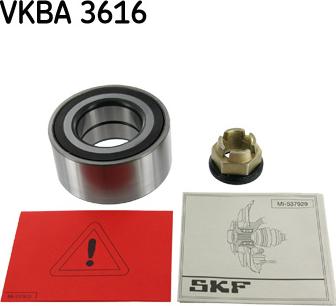 SKF VKBA 3616 - Комплект колесен лагер vvparts.bg