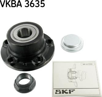 SKF VKBA 3635 - Комплект колесен лагер vvparts.bg