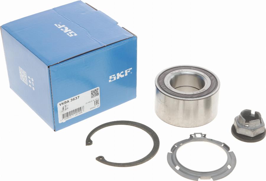 SKF VKBA 3637 - Комплект колесен лагер vvparts.bg