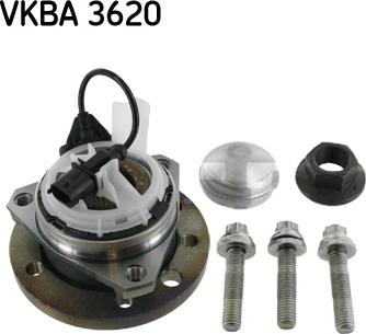 SKF VKBA 3620 - Комплект колесен лагер vvparts.bg