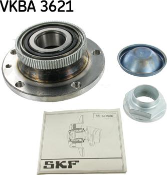 SKF VKBA 3621 - Комплект колесен лагер vvparts.bg