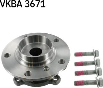 SKF VKBA 3671 - Комплект колесен лагер vvparts.bg