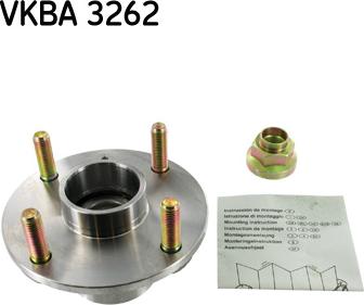 SKF VKBA 3262 - Комплект колесен лагер vvparts.bg