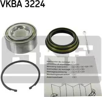 SKF VKBA 3224 - Комплект колесен лагер vvparts.bg