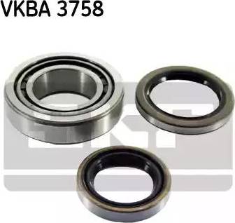 SKF VKBA 3758 - Комплект колесен лагер vvparts.bg